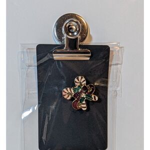 Vintage candy cane brooch/ lapel pin